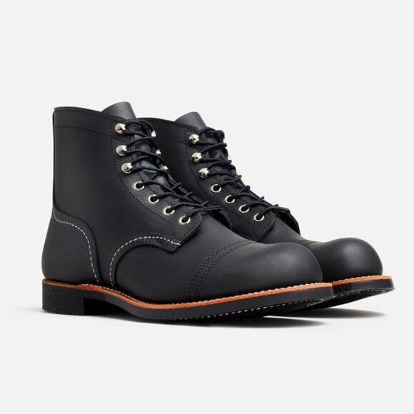 Iron Ranger Men's 6-Inch Boots in Black Harness Leather - Picture 1 of 16